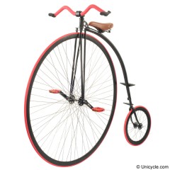 Penny Farthing 48" UDC Mk3 - Black/Red Penny Farthings