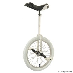 20" Nimbus Eclipse Unicycle - Silver Free style