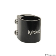 Nimbus Double Bolt Clamps 28.6mm Black Seat Post Clamps