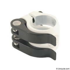 Nimbus Double Quick Clamp 28.6mm White Seat Post Clamps