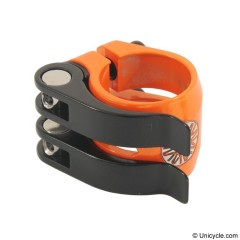 Nimbus Double Quick Clamp 28.6mm - Orange Seat Post Clamps