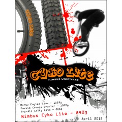 Nimbus Cyko-Lite Trials 19 x 2.5 Tires, Tubes, Rim strip