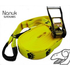 Nanuk Classic slackline - 26m Yellow Balance