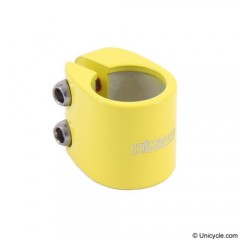 Nimbus Double Bolt Clamps 28.6mm Yellow Seat Post Clamps