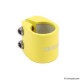 Nimbus Double Bolt Clamps 28.6mm Yellow Seat Post Clamps